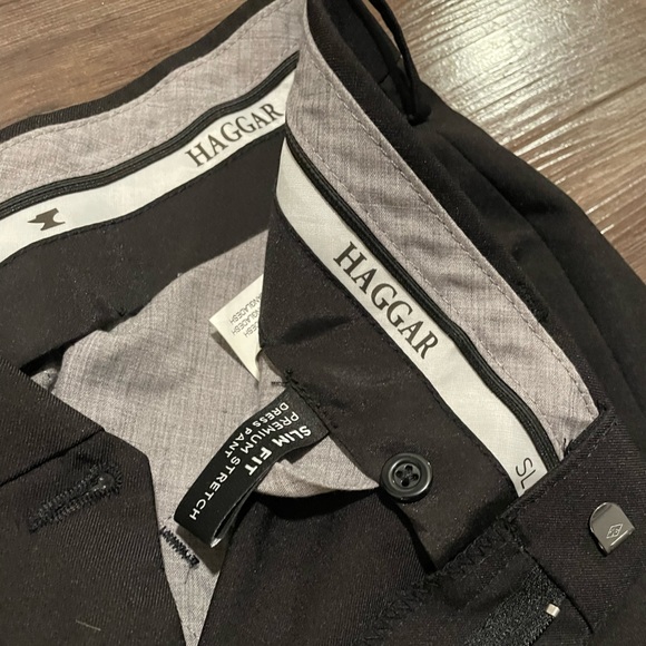 Haggar Slim Fit Dress Pants - Picture 2 of 4